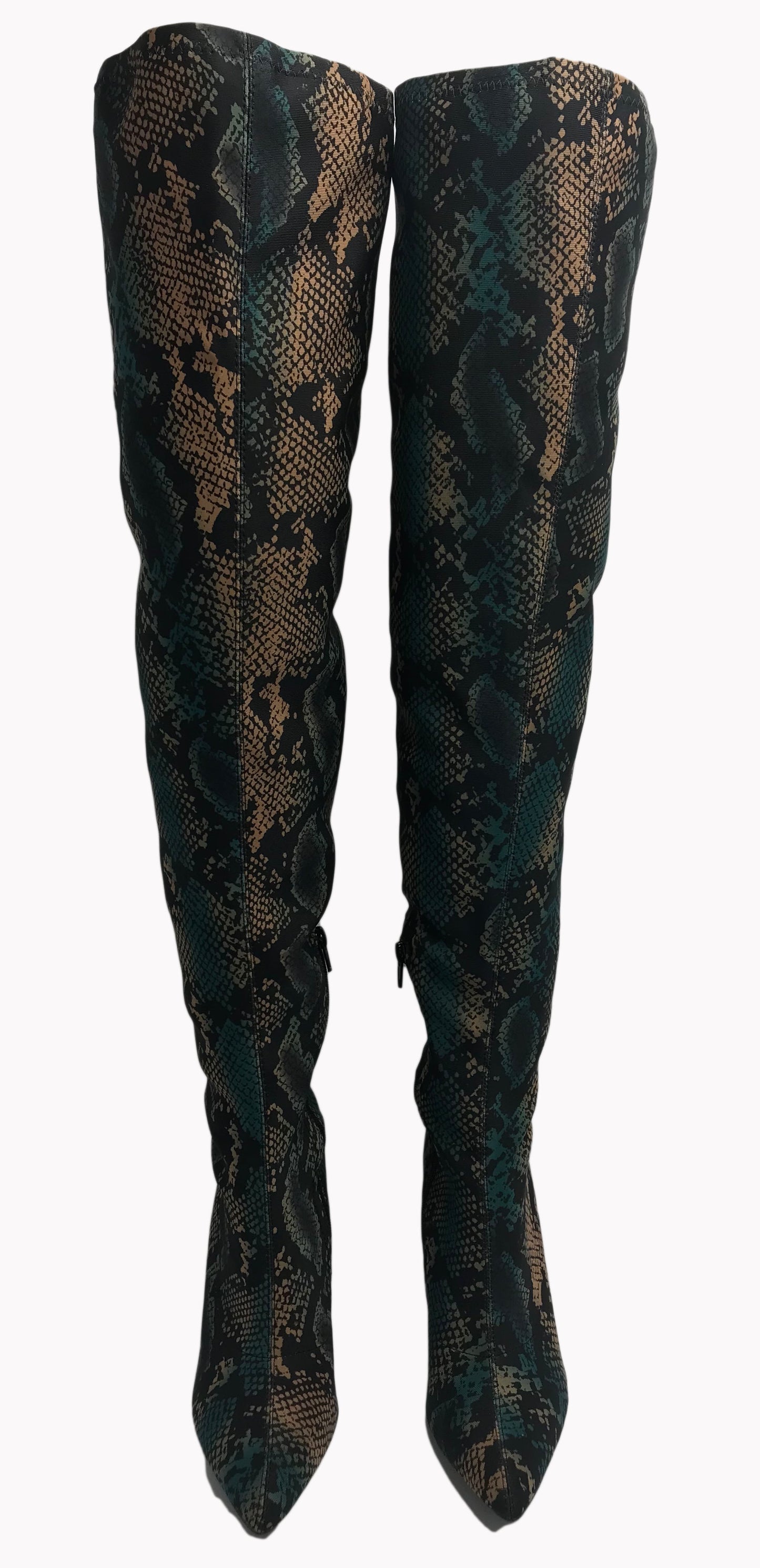 "La-La Snakeskin Boot"