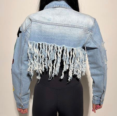 “Say Less” Denim Jacket